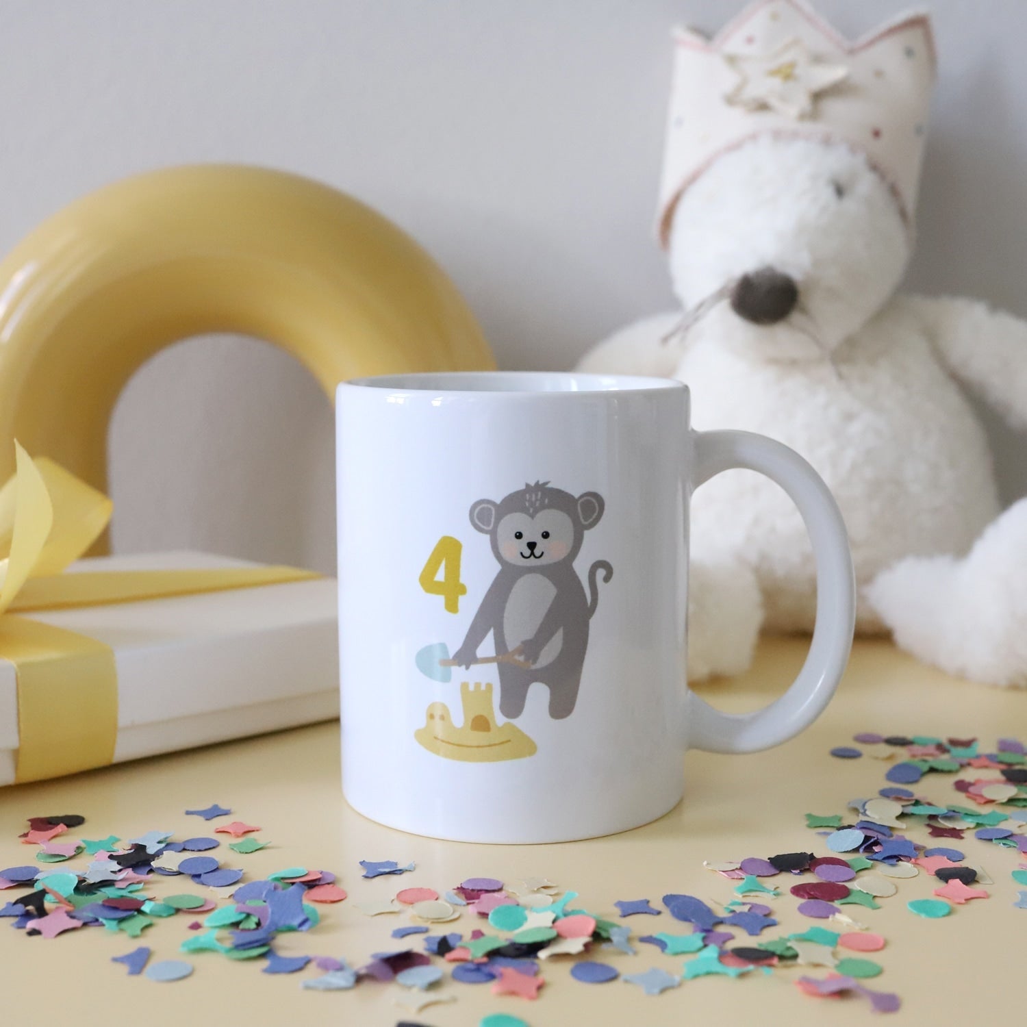Tasse „Vierter Geburtstag"