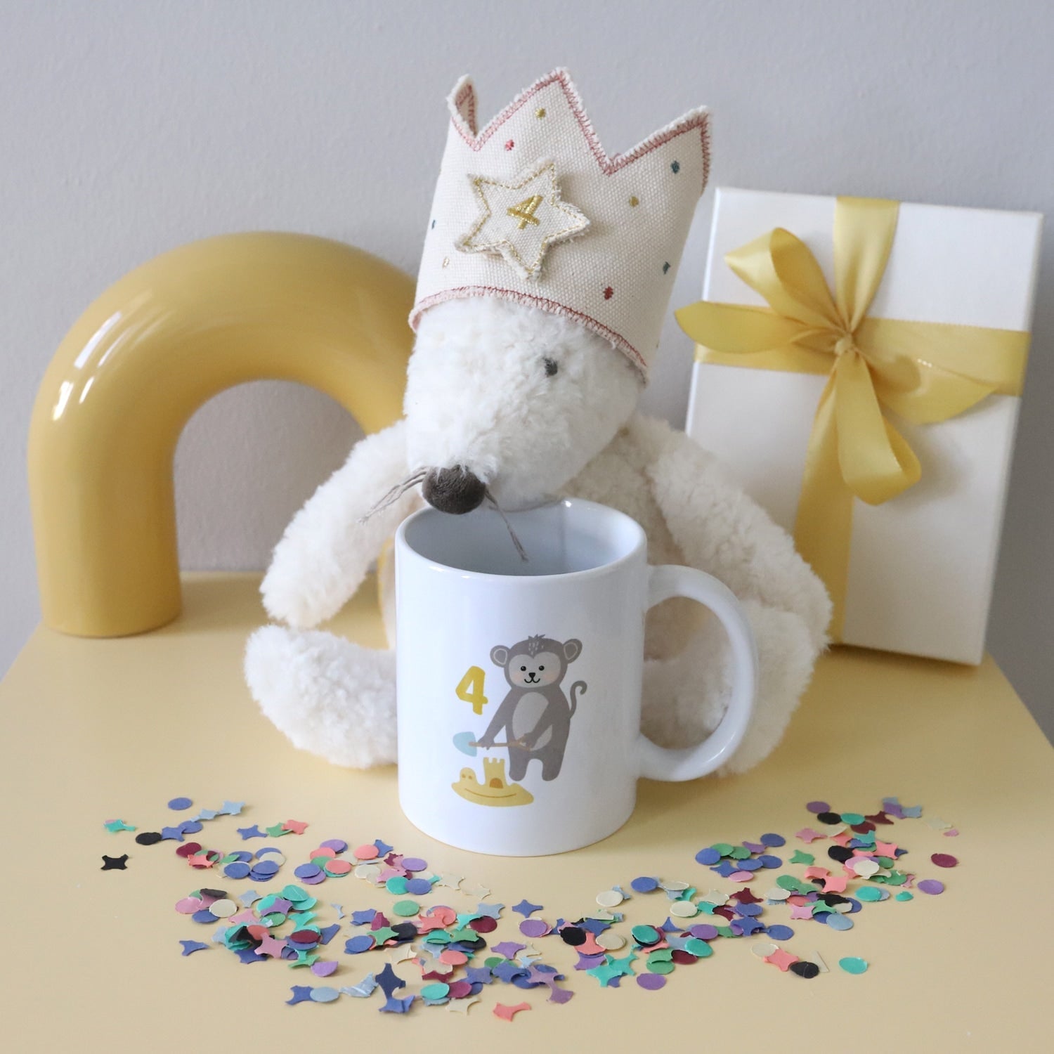 Tasse „Vierter Geburtstag"