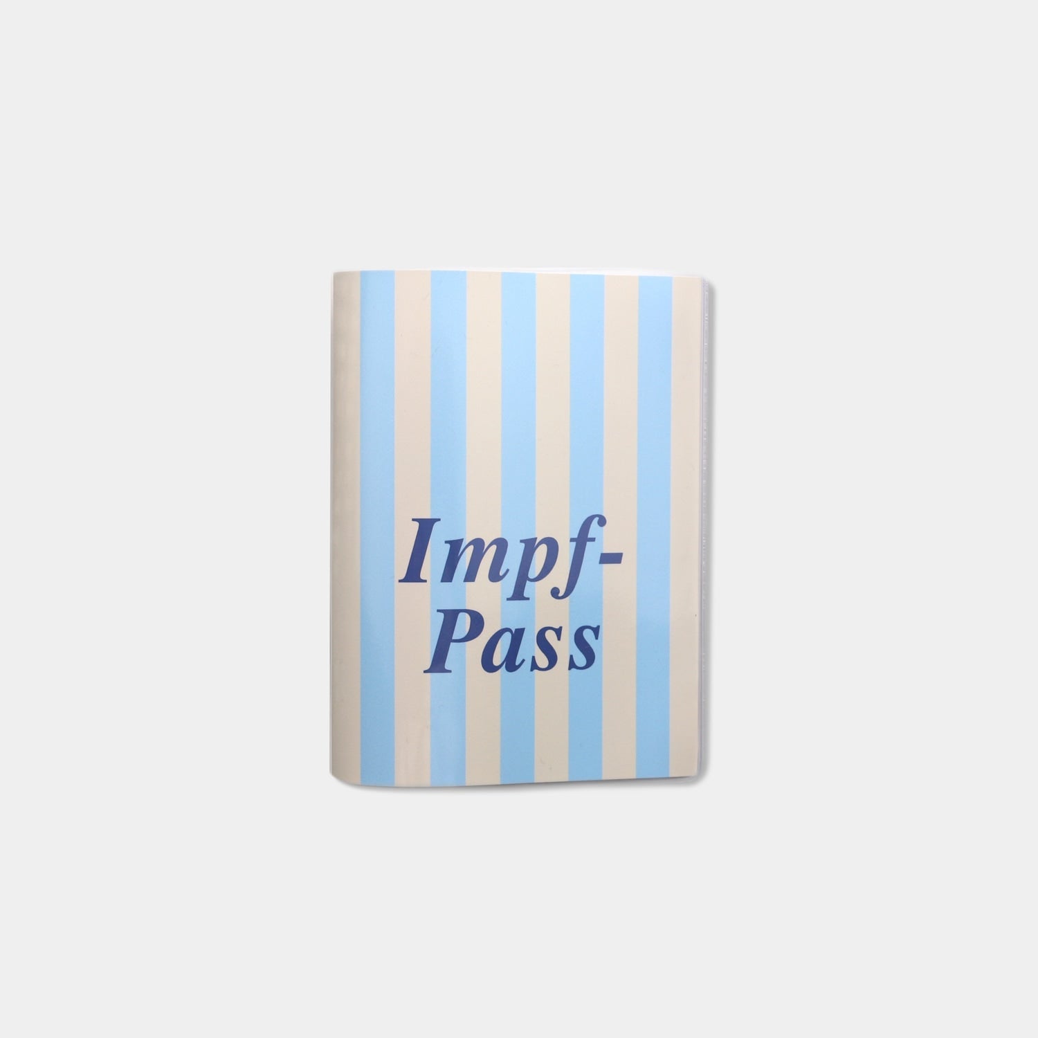 Impfpass-Hülle „Streifen“, blau