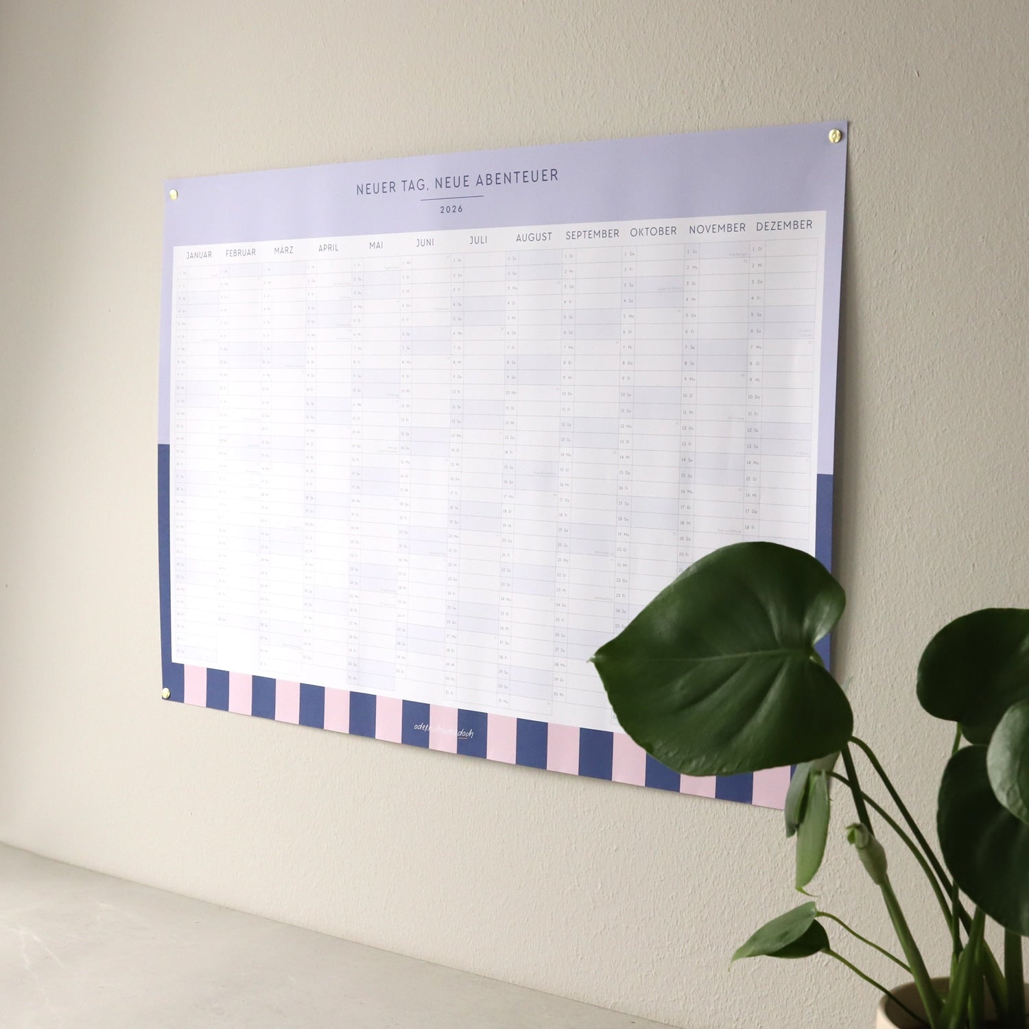 Wandkalender 2026 „Neuer Tag“, 70 x 50 cm