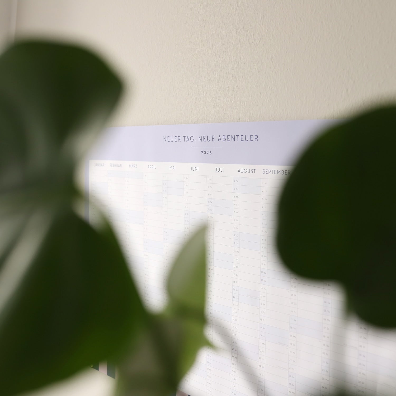 Wandkalender 2026 „Neuer Tag“, 70 x 50 cm