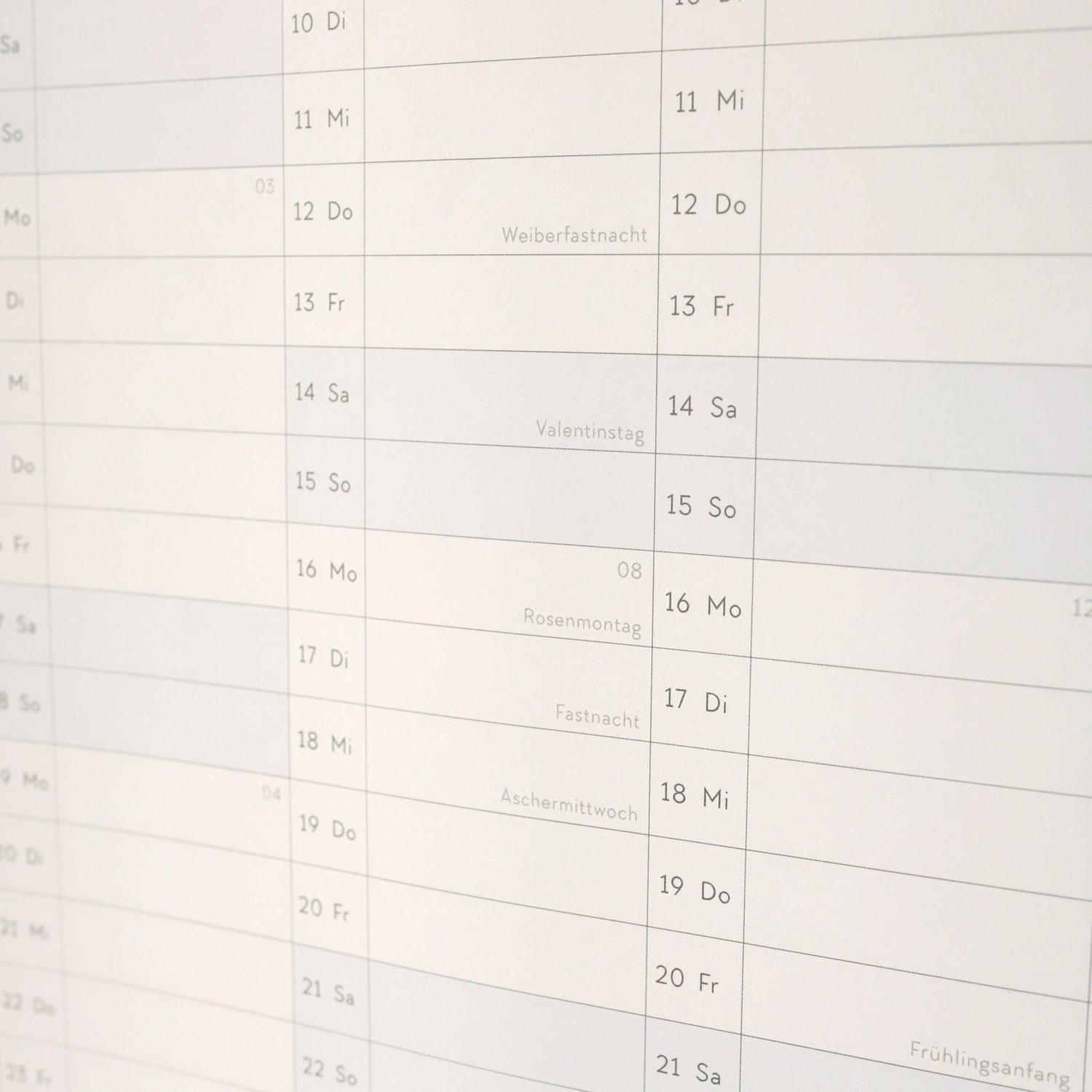 Wandkalender 2026 „Neuer Tag“, 70 x 50 cm