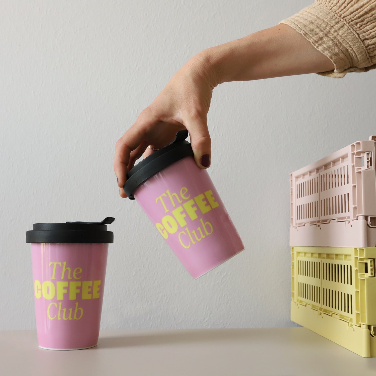 Bundle Coffee-to-go-Becher „The Coffee club“, 2er Set