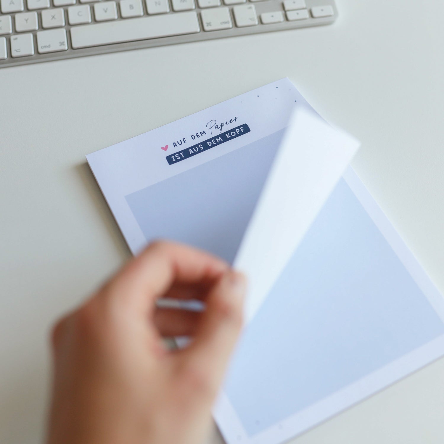 Notizblock A5 „Auf dem Papier"