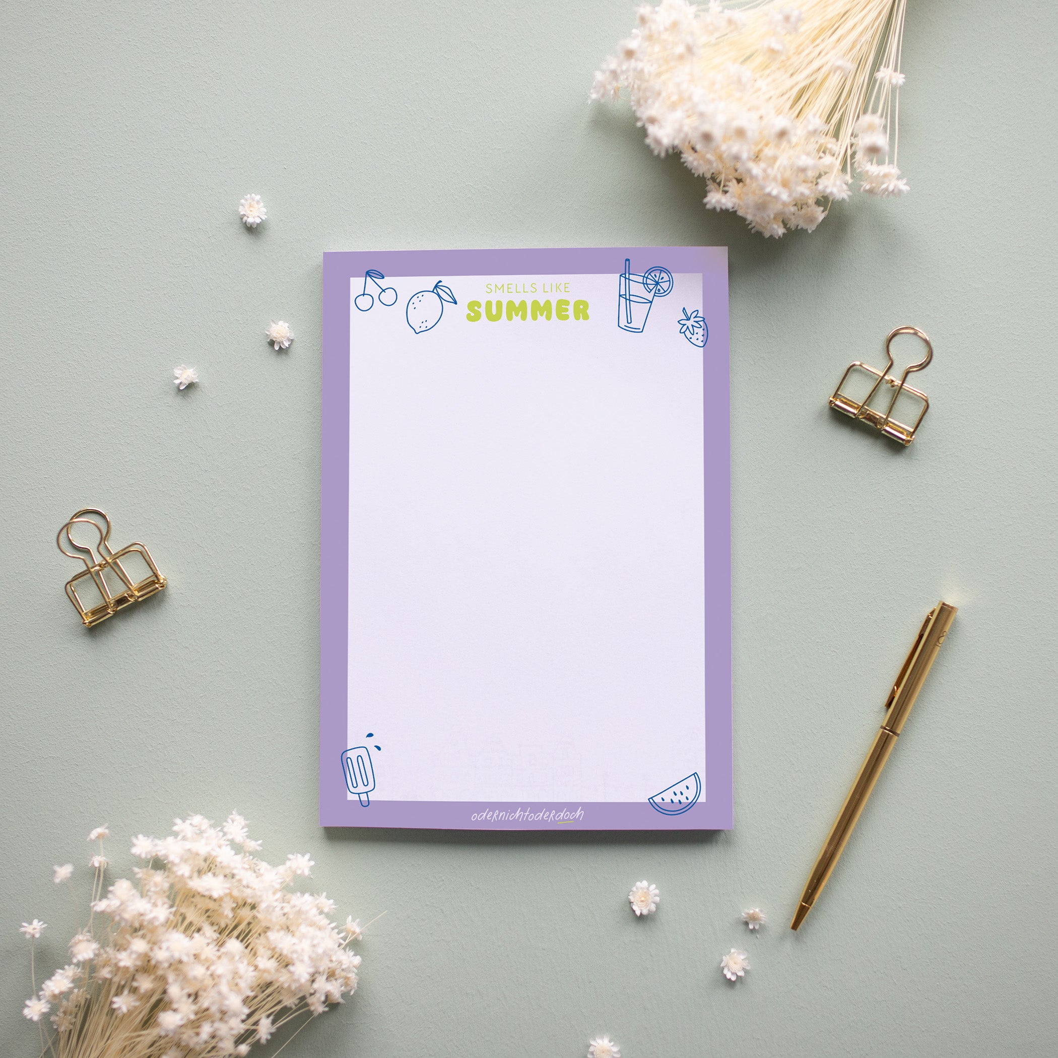 Notizblock A5 „Summer"