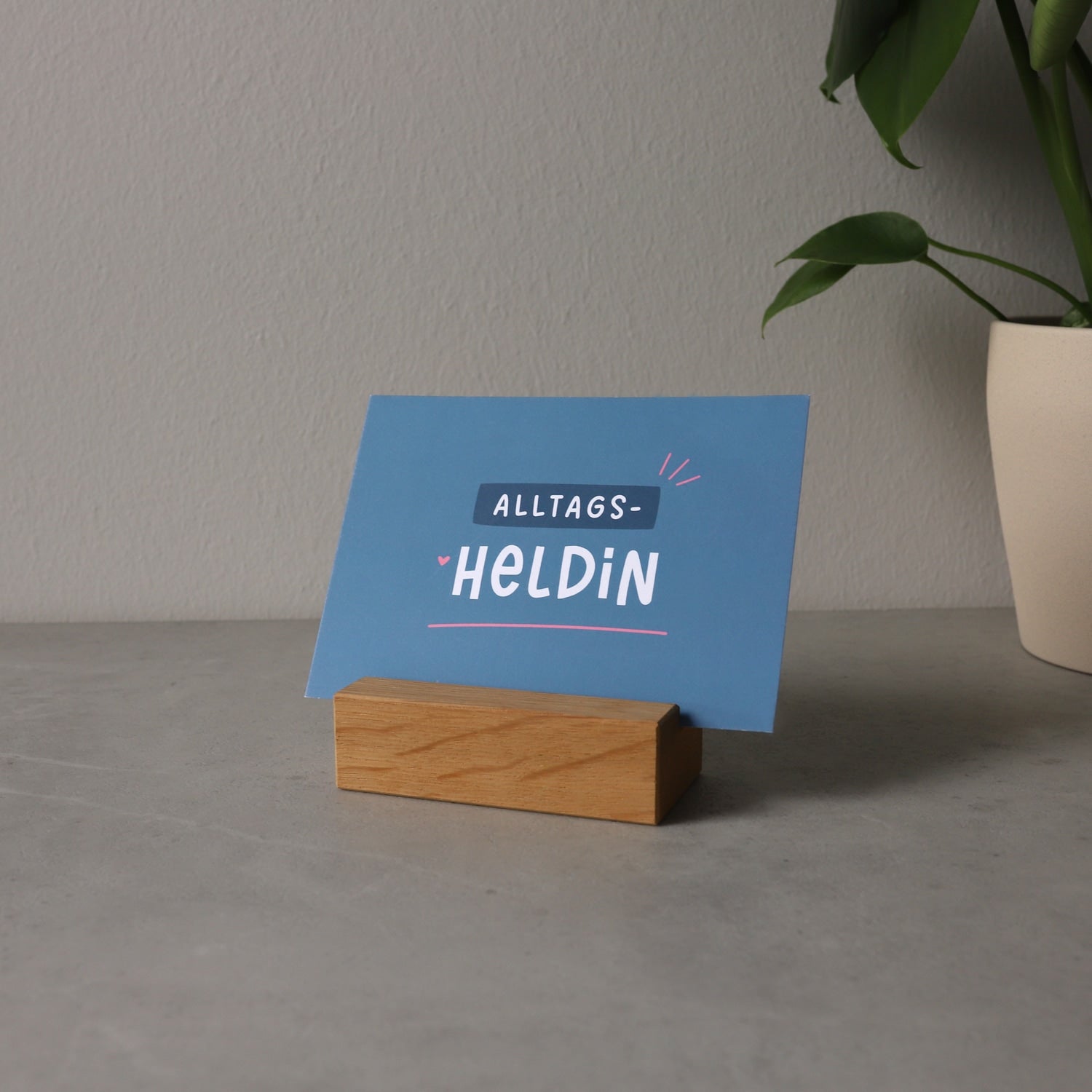 Postkarte „Alltagsheldin"