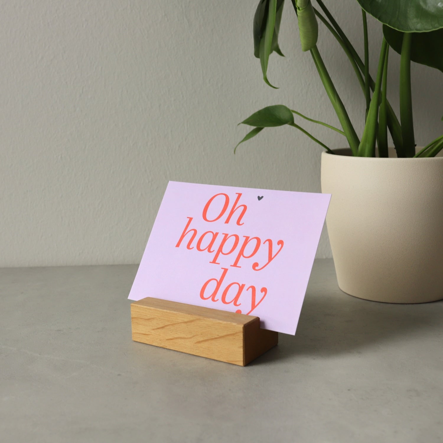 Postkarte „Oh happy day"