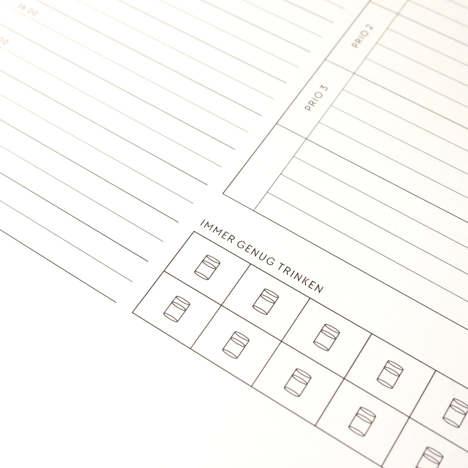 Notizblock A4 „Mein Tagesplan“