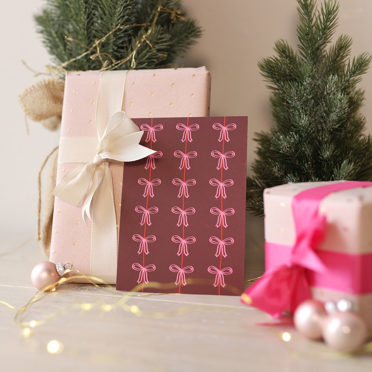 Postkarte „Schleifen"