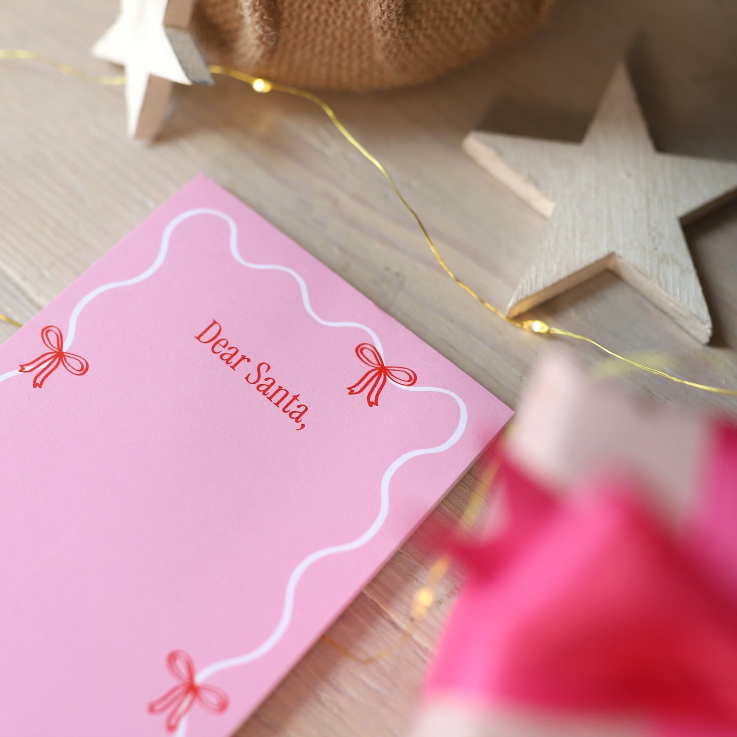 Notizblock DIN lang „Dear Santa“