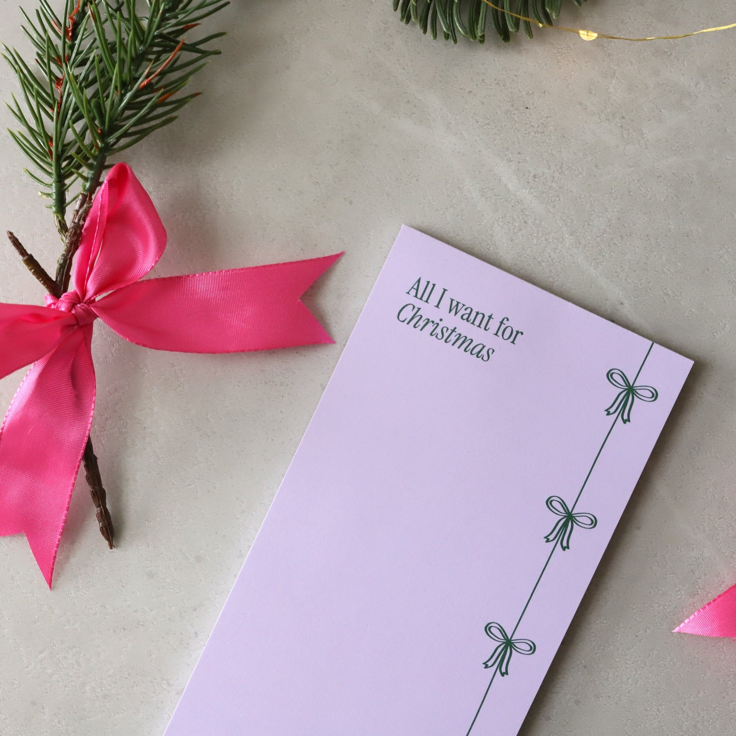 Notizblock DIN lang „All I want“