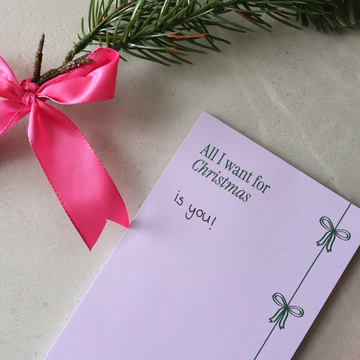 Notizblock DIN lang „All I want“