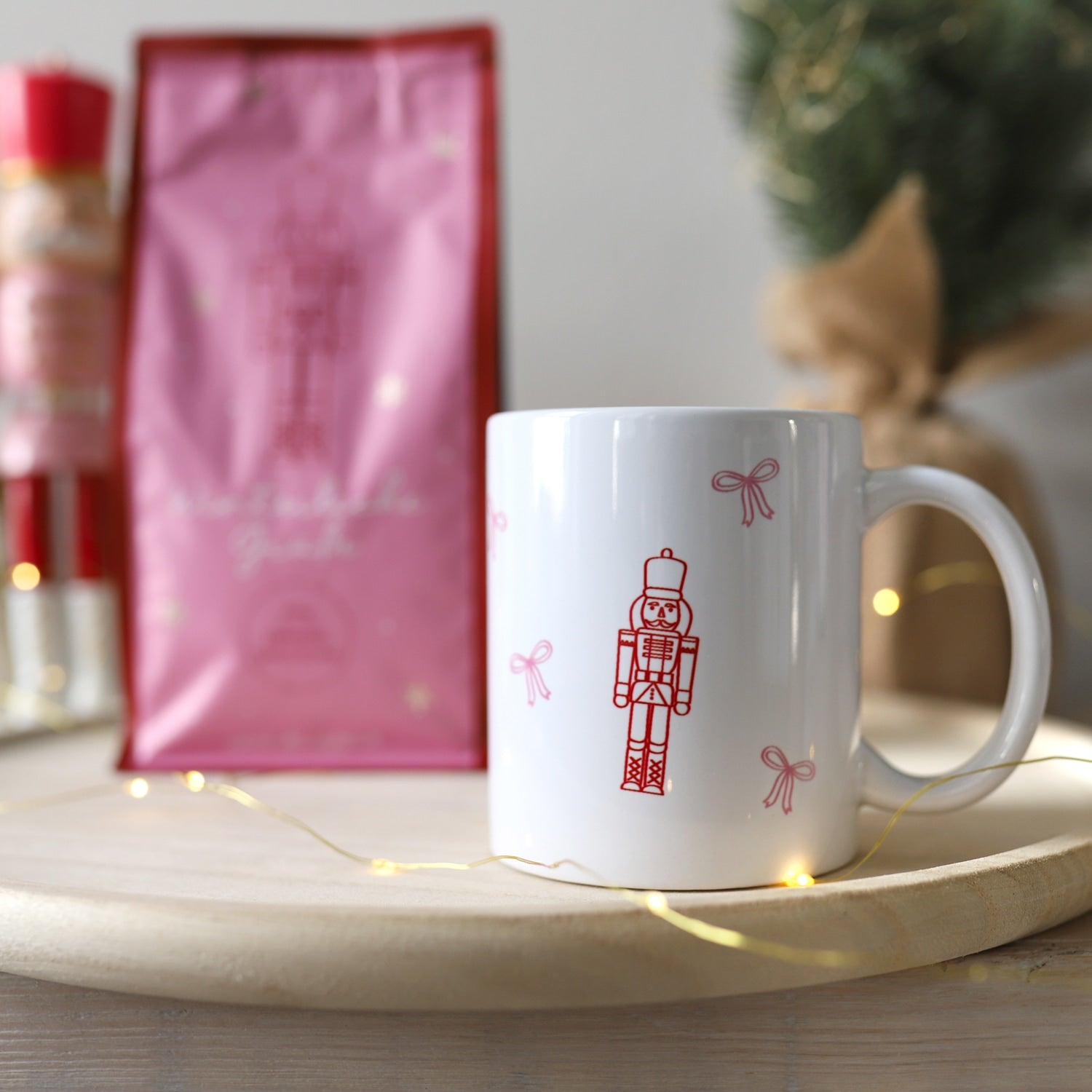 Bundle Tasse & Kaffee „Winterliche Grüße“, ganze Bohne, 250g