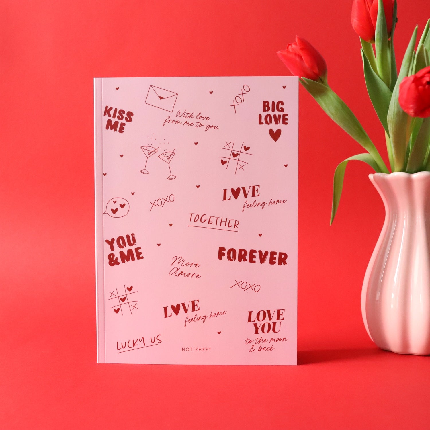 Notizheft A5 „Love", liniert