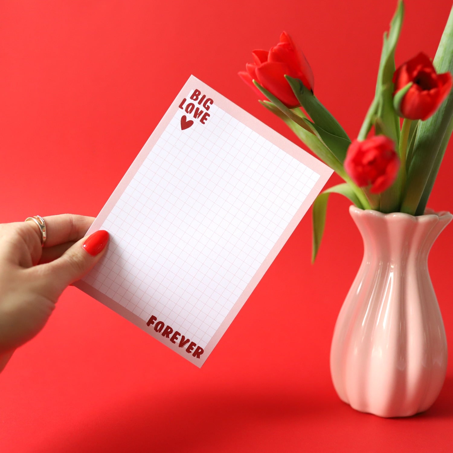 Notizblock A6 „Big Love“