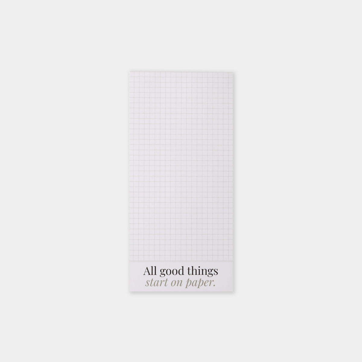 Notizblock DIN lang "All good things"