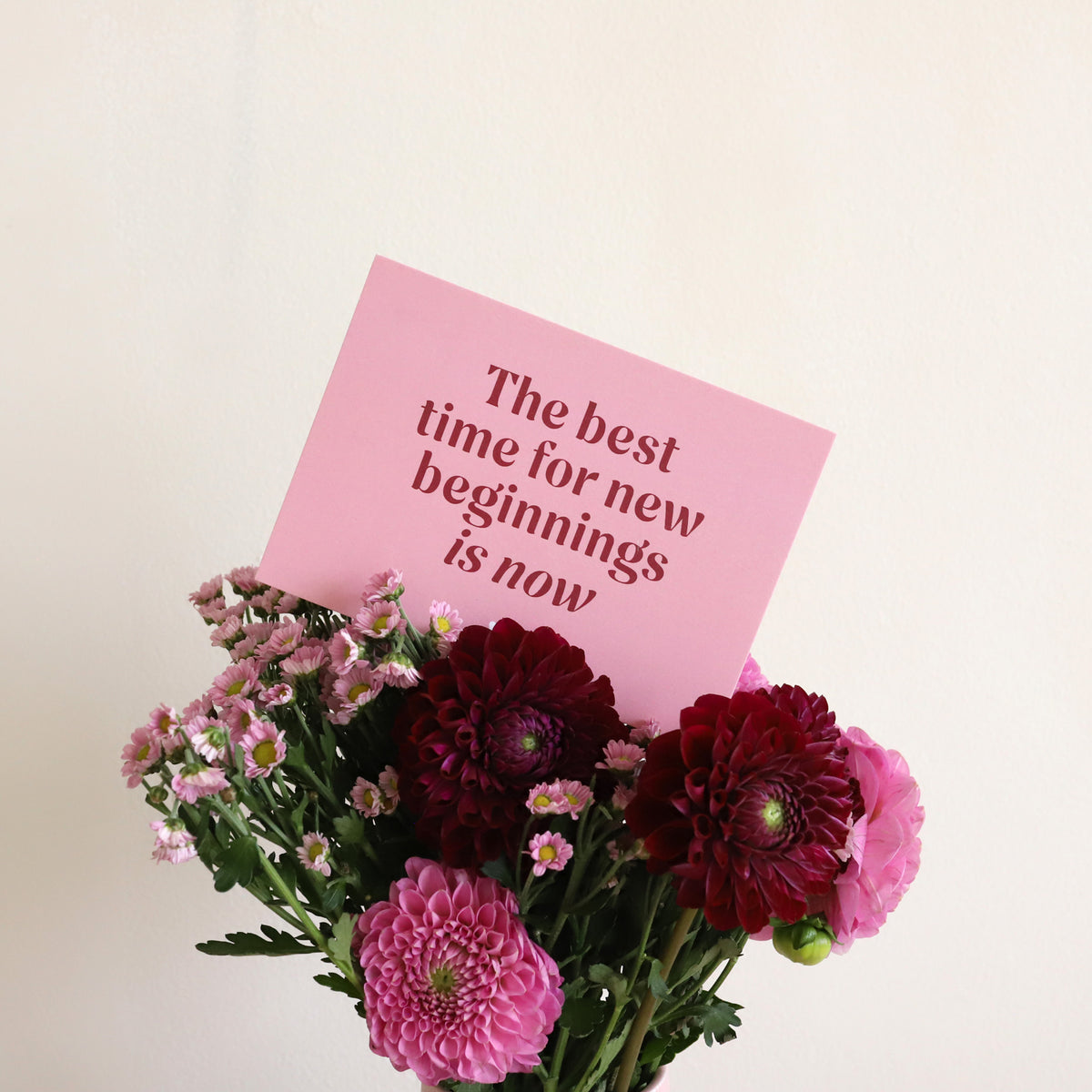Postkarte A6 "New beginnings"
