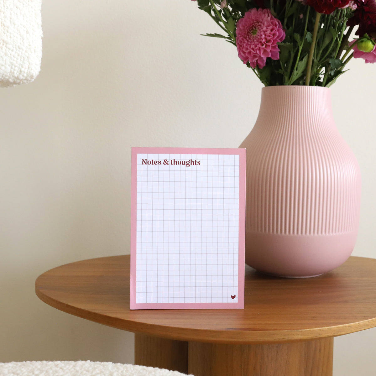 Notizblock A6 „Notes & thoughts“