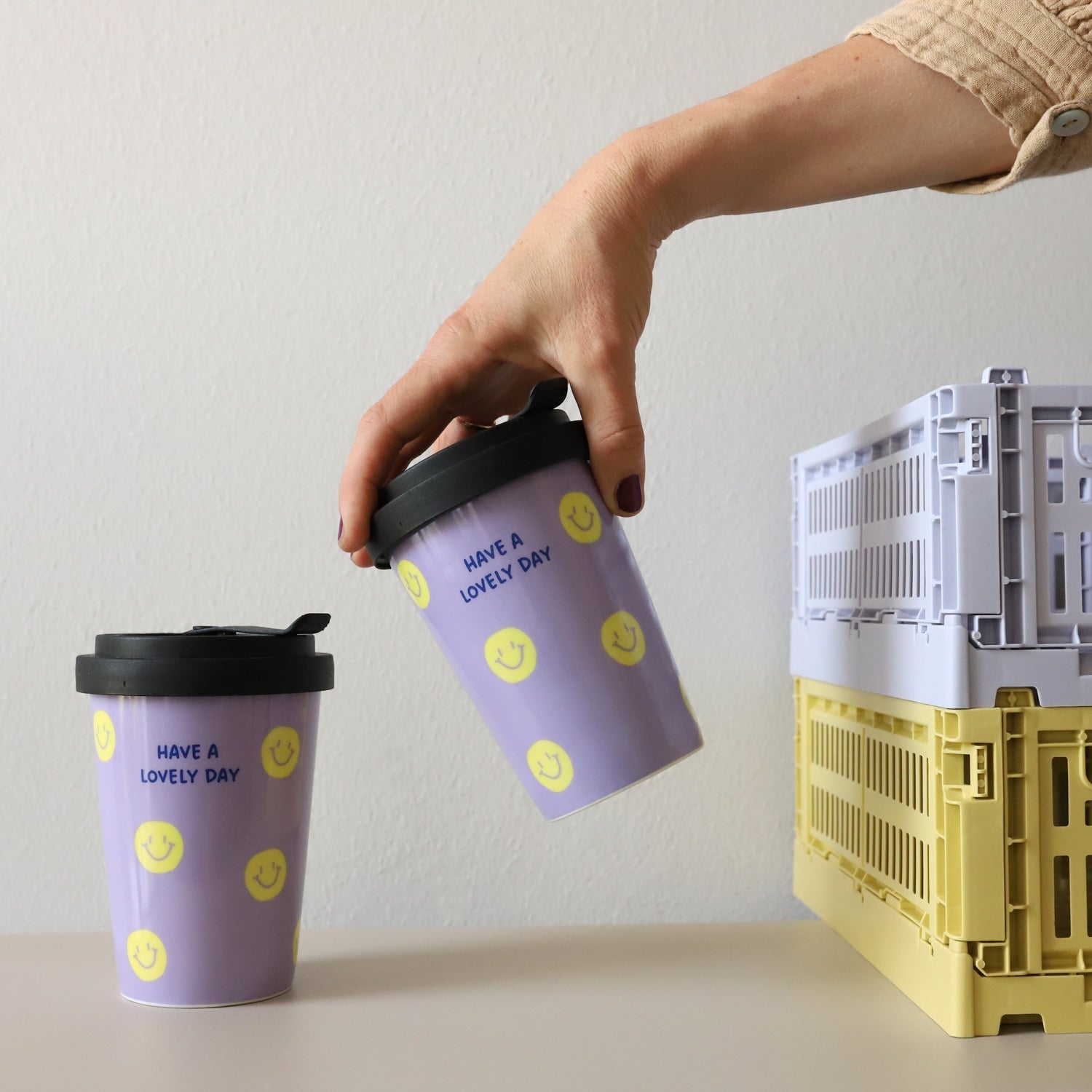 Bundle Coffee-to-go-Becher „Lovely day“, 2er Set