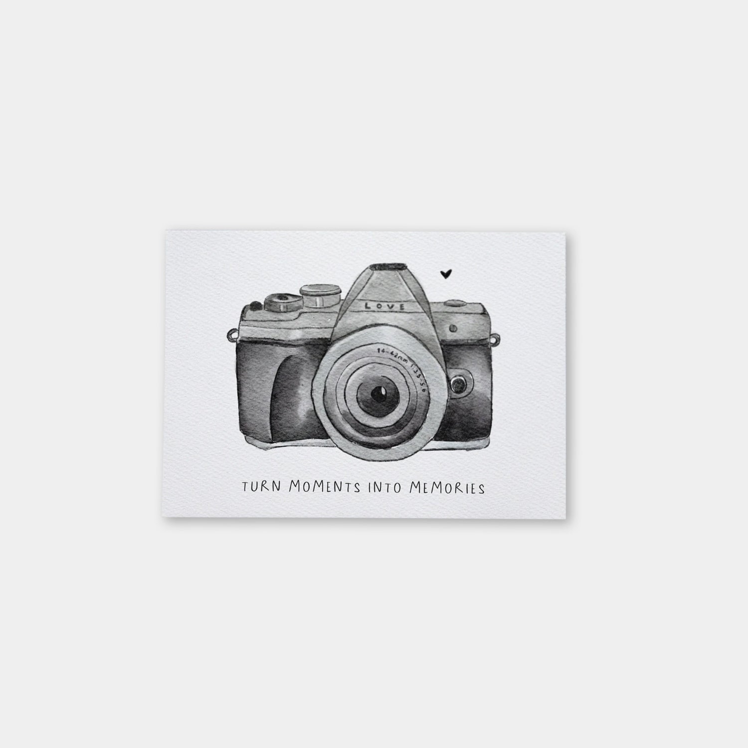 Postkarte „Turn moments into memories"